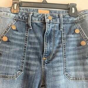Flair Leg Sailor Button jeans